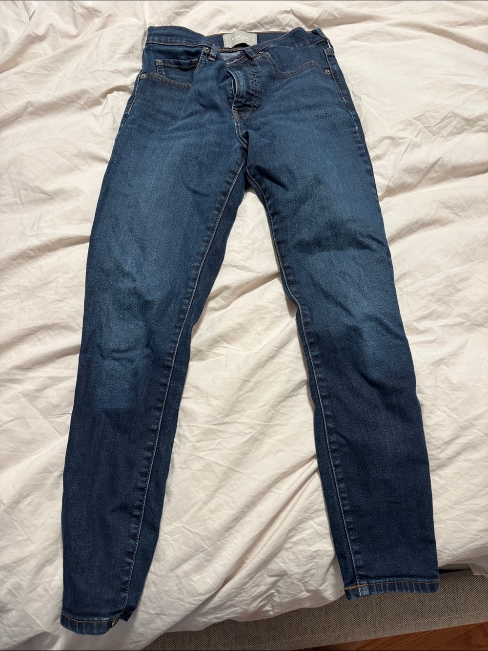 Everlane high rise skinny jeans